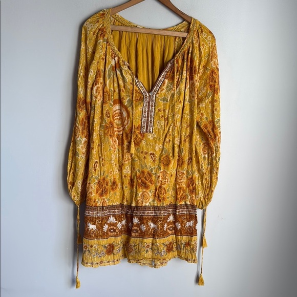 Spell Mystic Tunic Dress Sunflower Large - Picture 3 of 15